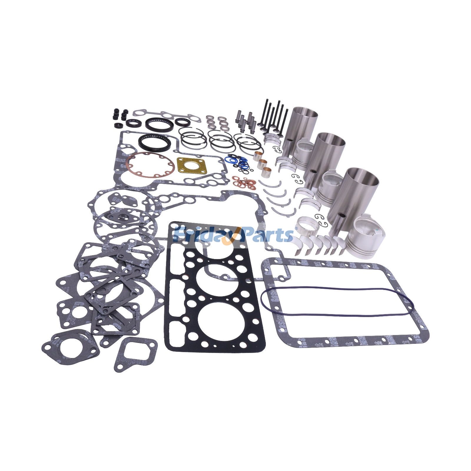 Kit de révision et de reconstruction pour moteur Kubota D750 D750B D750-B Tracteur B1200 B7100 B5100D-P B5200D B5200E B1702DTpourPour KUBOTA