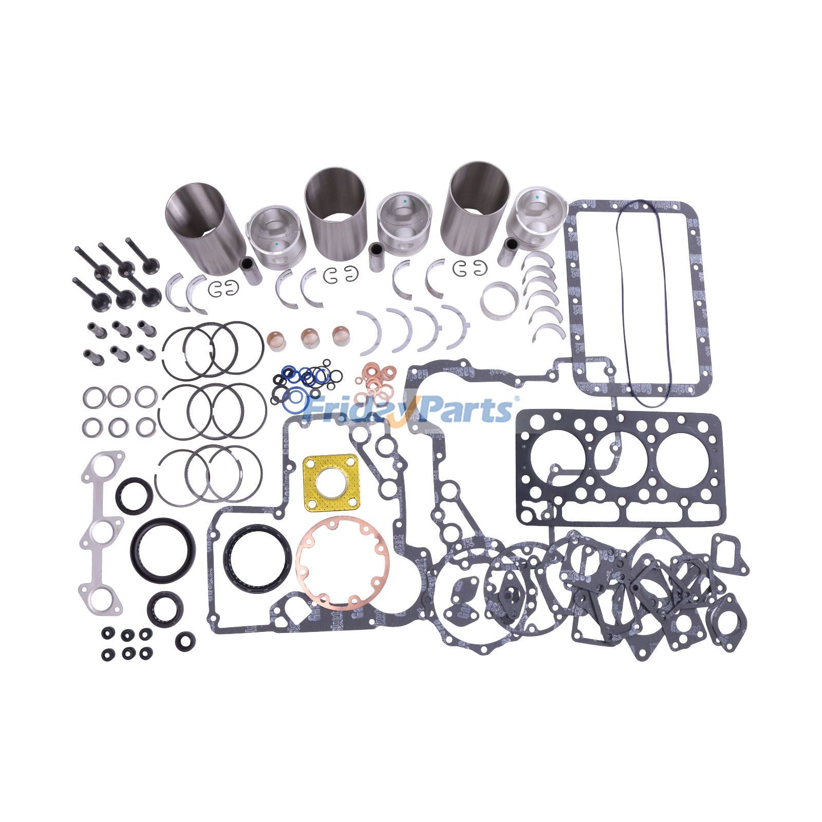 Überholungs- und Umbausatz für Kubota-Motor D750 D750B D750-B Traktor B1200 B7100 B5100D-P B5200D B5200E B1702DT