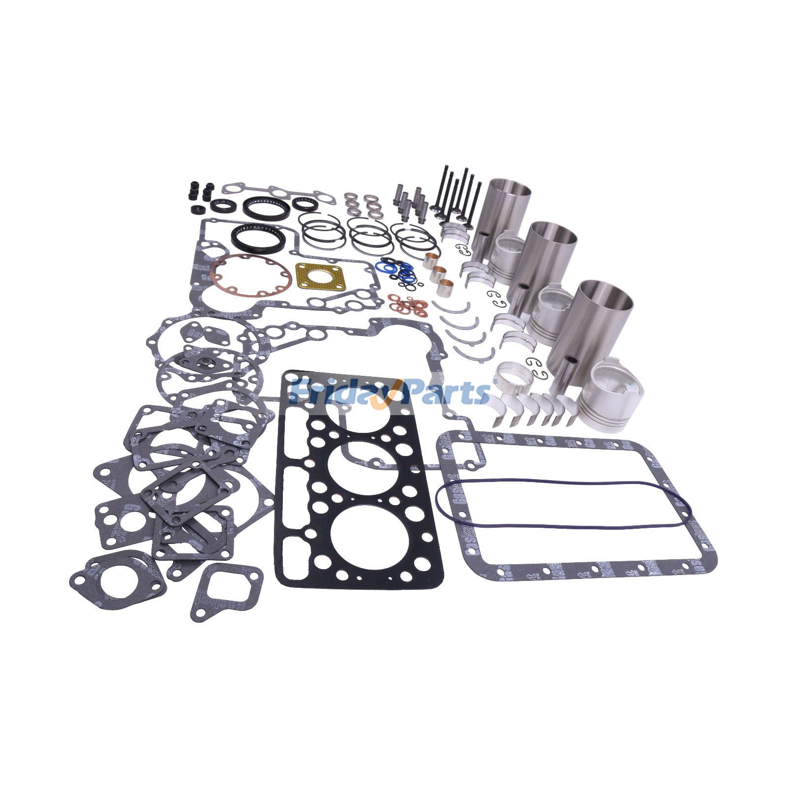 Kit de révision et de reconstruction pour moteur Kubota D750 D750B D750-B Tracteur B1200 B7100 B5100D-P B5200D B5200E B1702DTpourPour KUBOTA