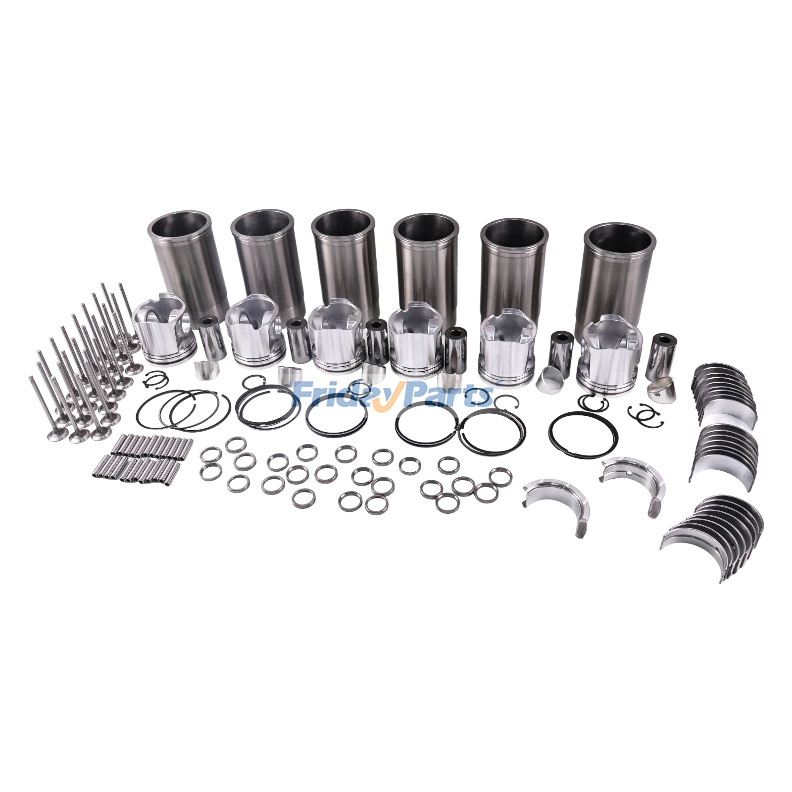 Kit de révision complète sans joint RE544601 pour moteur John Deere 6068HL497pour