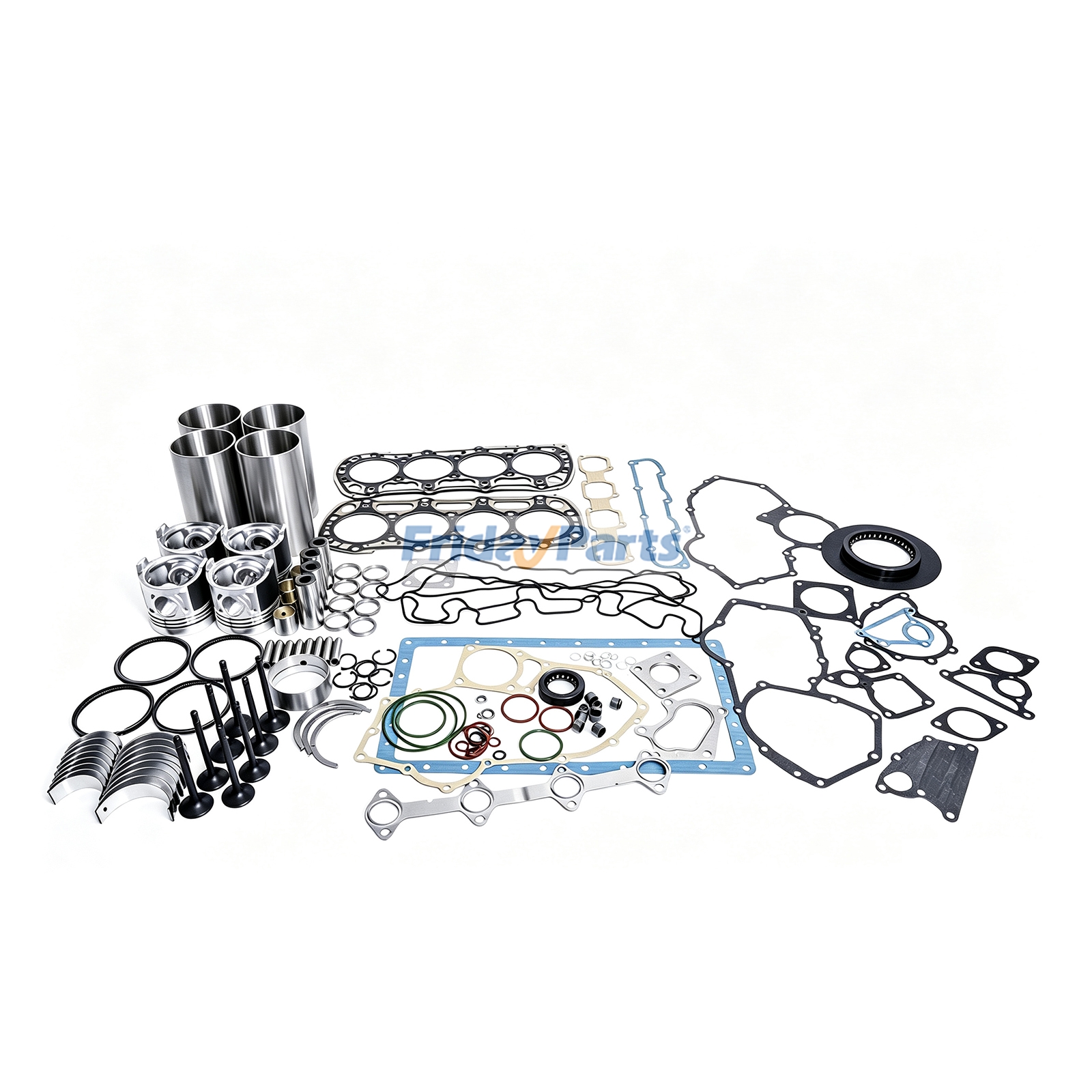 Overhaul Rebuild Kit Without Turbo 297-3080 for Caterpillar CAT Engine 3024 3024C Loader 216 226 228 232 242 216B 216B2 216B3 226B 232B 232B2 242B