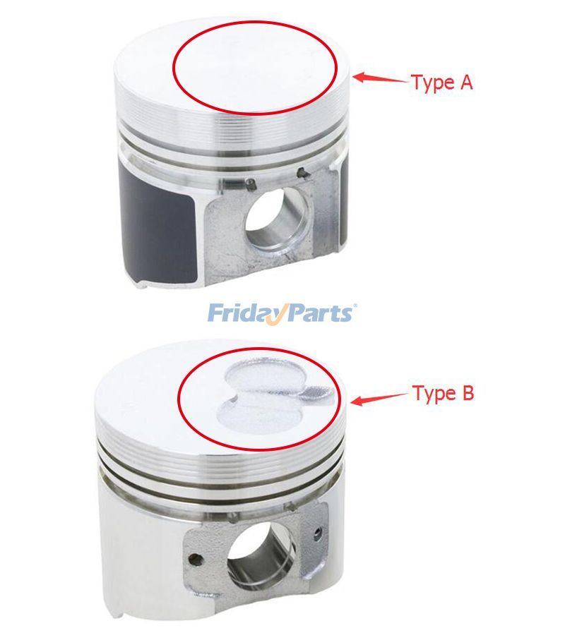 Kit de reconstrucción y reacondicionamiento para motor Yanmar 3TNE74 3TNE74C Quitanieves YSR2220 de FridayParts