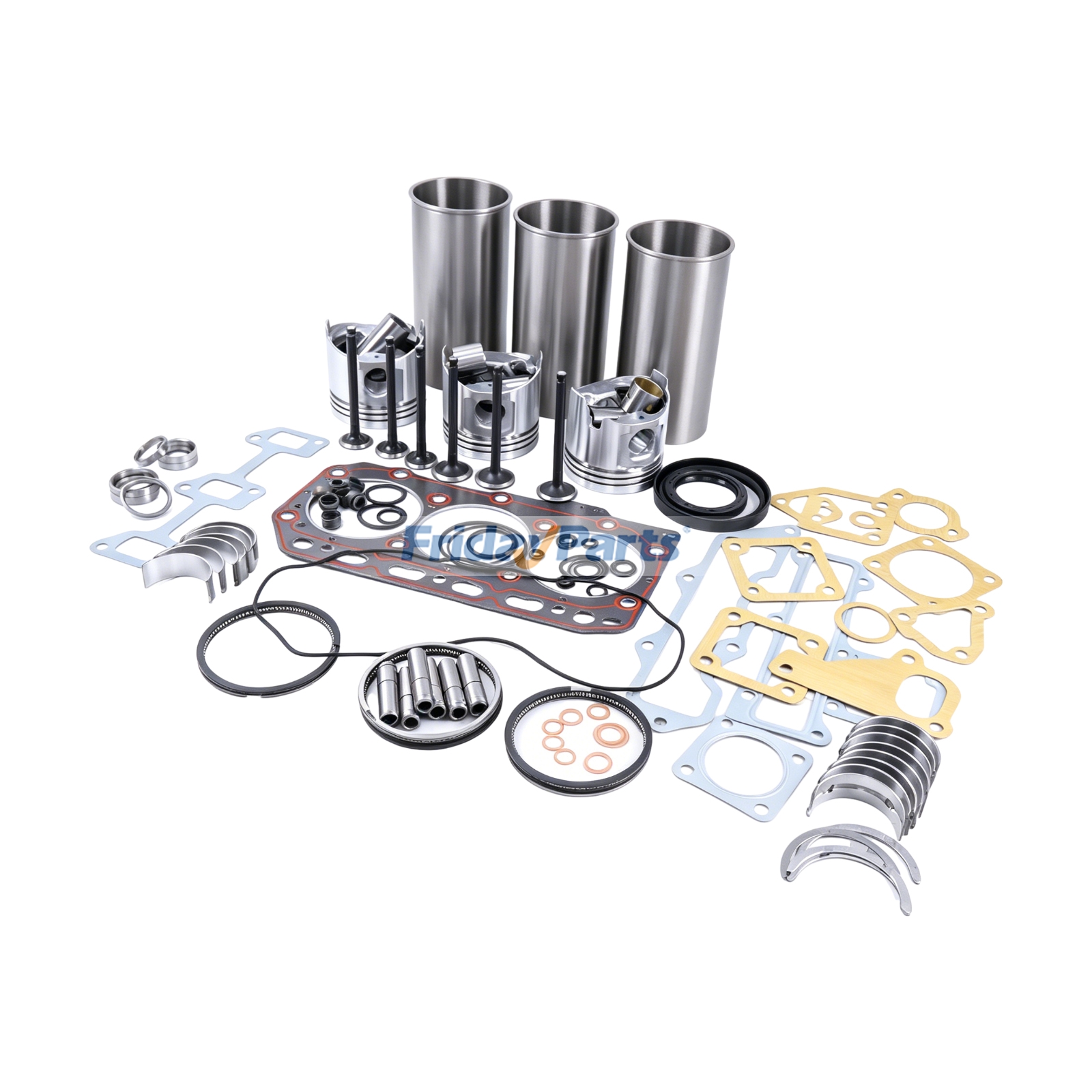 Overhaul Rebuild Kit for Yanmar Engine 3TNV88 Kobelco Excavator SK30-5 SK35SR-5