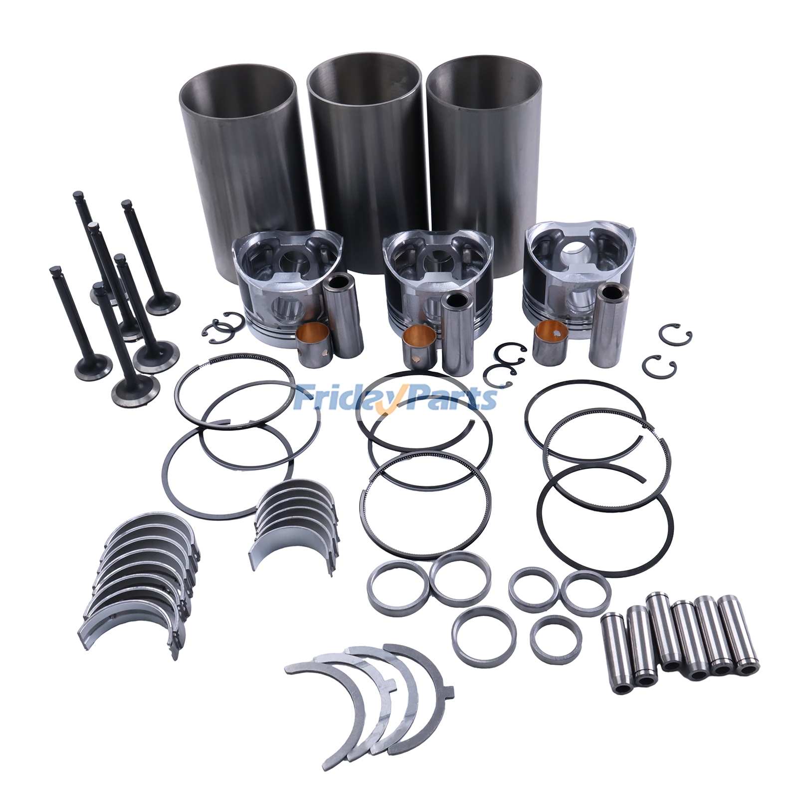 Overhaul Rebuild Kit for Komatsu Engine 3D74E 3D74E-3 Excavator PC20MR PC20UU PC20R-8