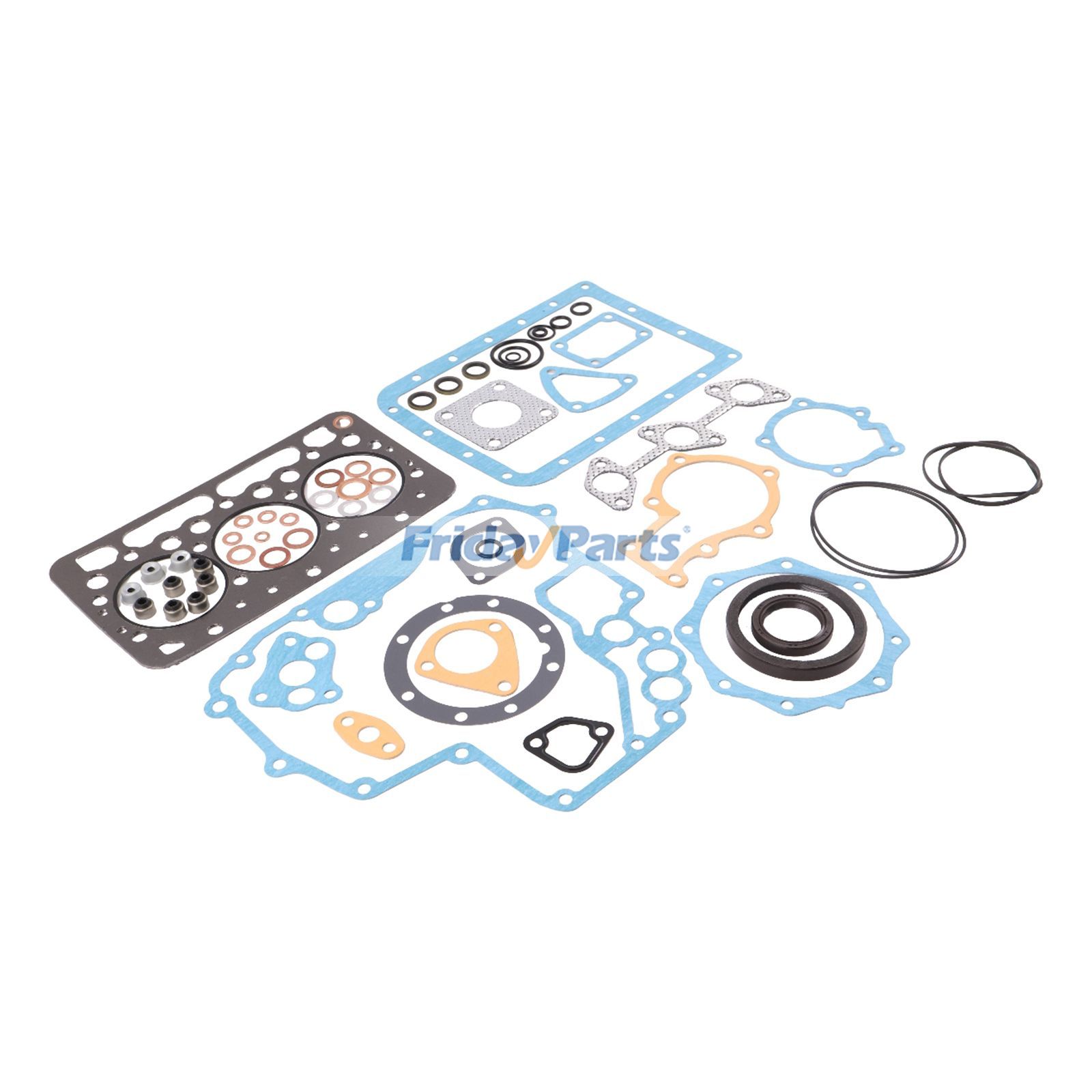 Kit de juntas de revisión 07916-29175 para motor Kubota D640 de FridayParts
