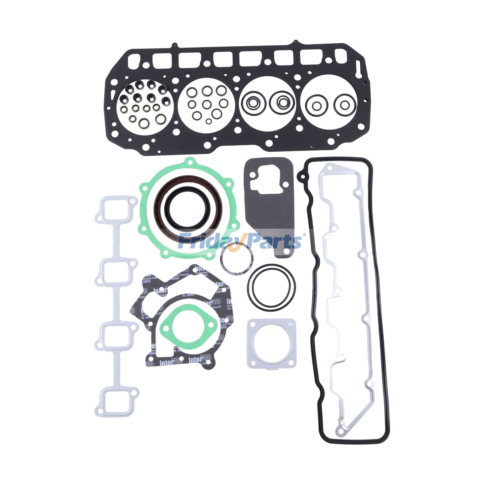 Kit de joints de révision pour moteur Yanmar 4TNE98 Komatsu 4D98E