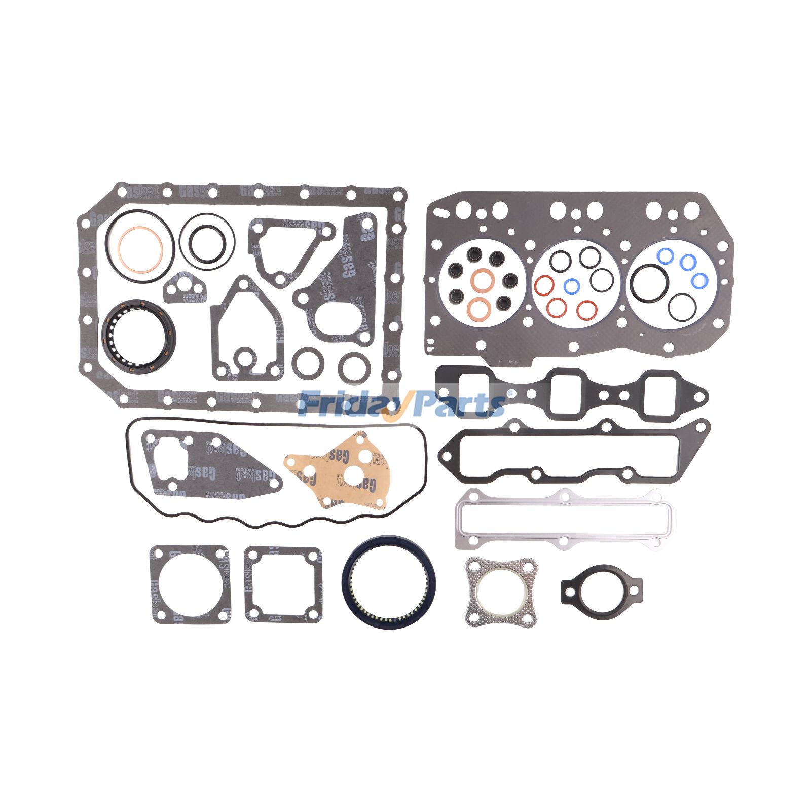 Überholungsdichtungssatz für Yanmar-Motor 3TNC80 3TNC80L