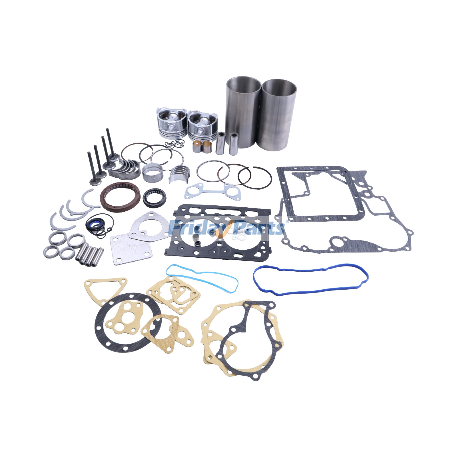 Kit de reconstrucción y reacondicionamiento para motor Kubota Z602 Tractor BX2360 BX2370 BX25 BX1500 Excavadora KX018 KX41 U17-3