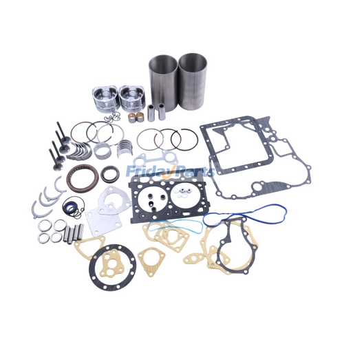 Z602 Kit de revisão e reconstrução para motor Kubota Z602, trator BX2360 ...
