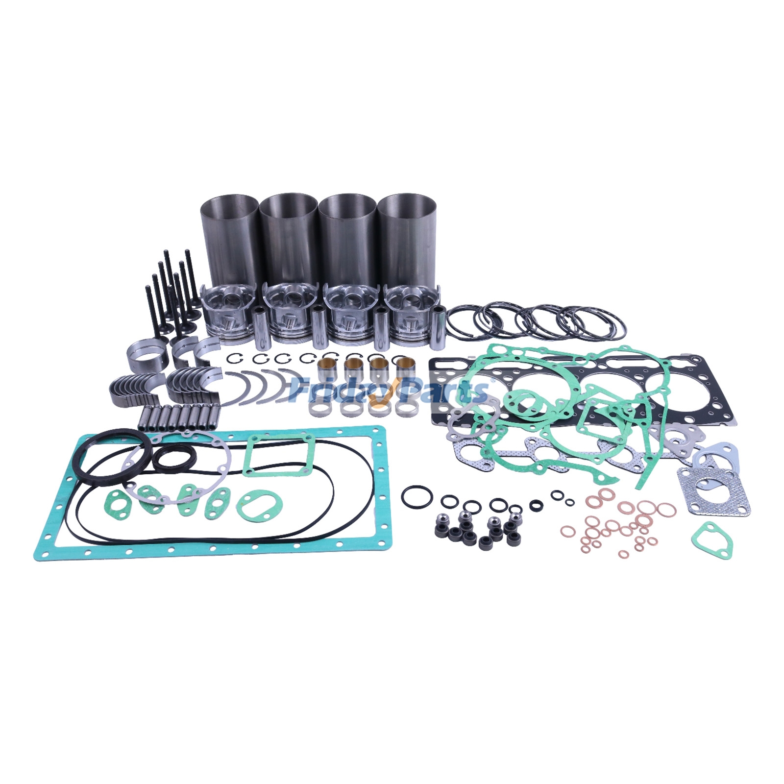 Overhaul Rebuild Kit for Kubota V1505 V1505T Engine B2910HSD B3030HSD B3200HSD KX71H KX91-2 Hitachi EX30-2