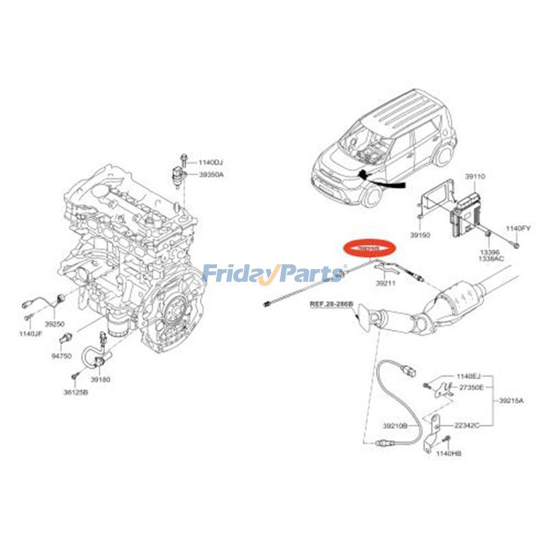  Oxygen Sensor For Kia