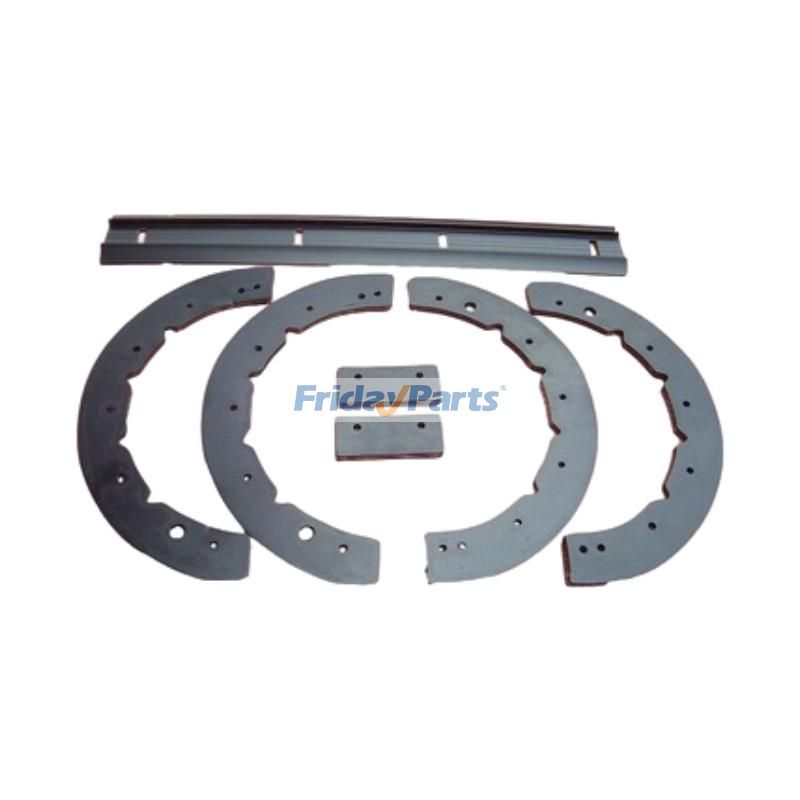 Ensemble de palettes et de barres de raclage 721-0287 753-0613 pour souffleuses à neige MTD Cub Cadet Snow Wolf Troy-Bilt Yardman