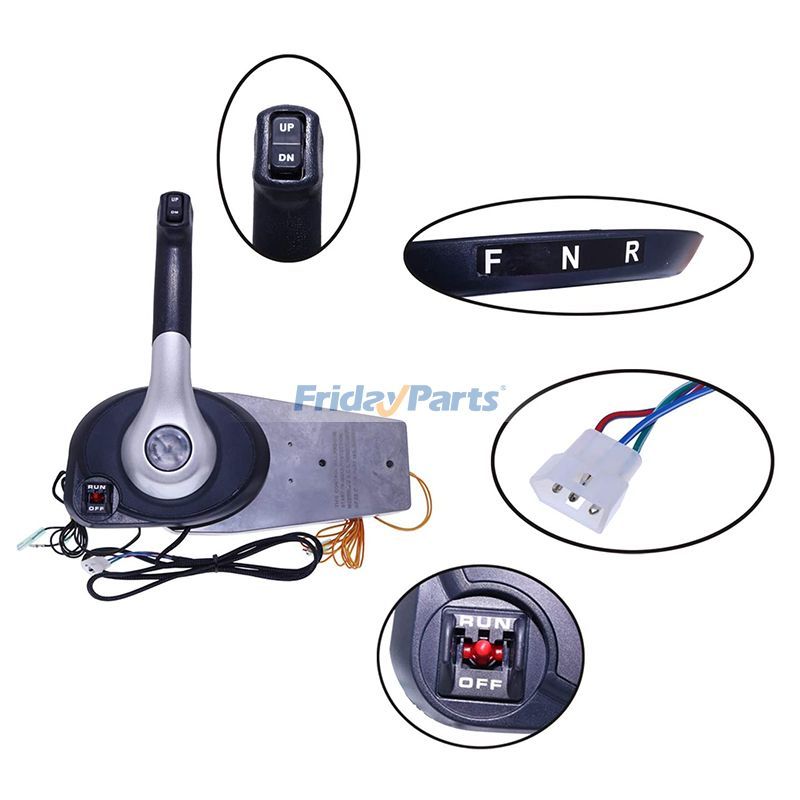 Télécommande à montage sur panneau chromé 8M0030550 pour moteur hors-bord Mercury 4000 Gen IIpourPour Mercury