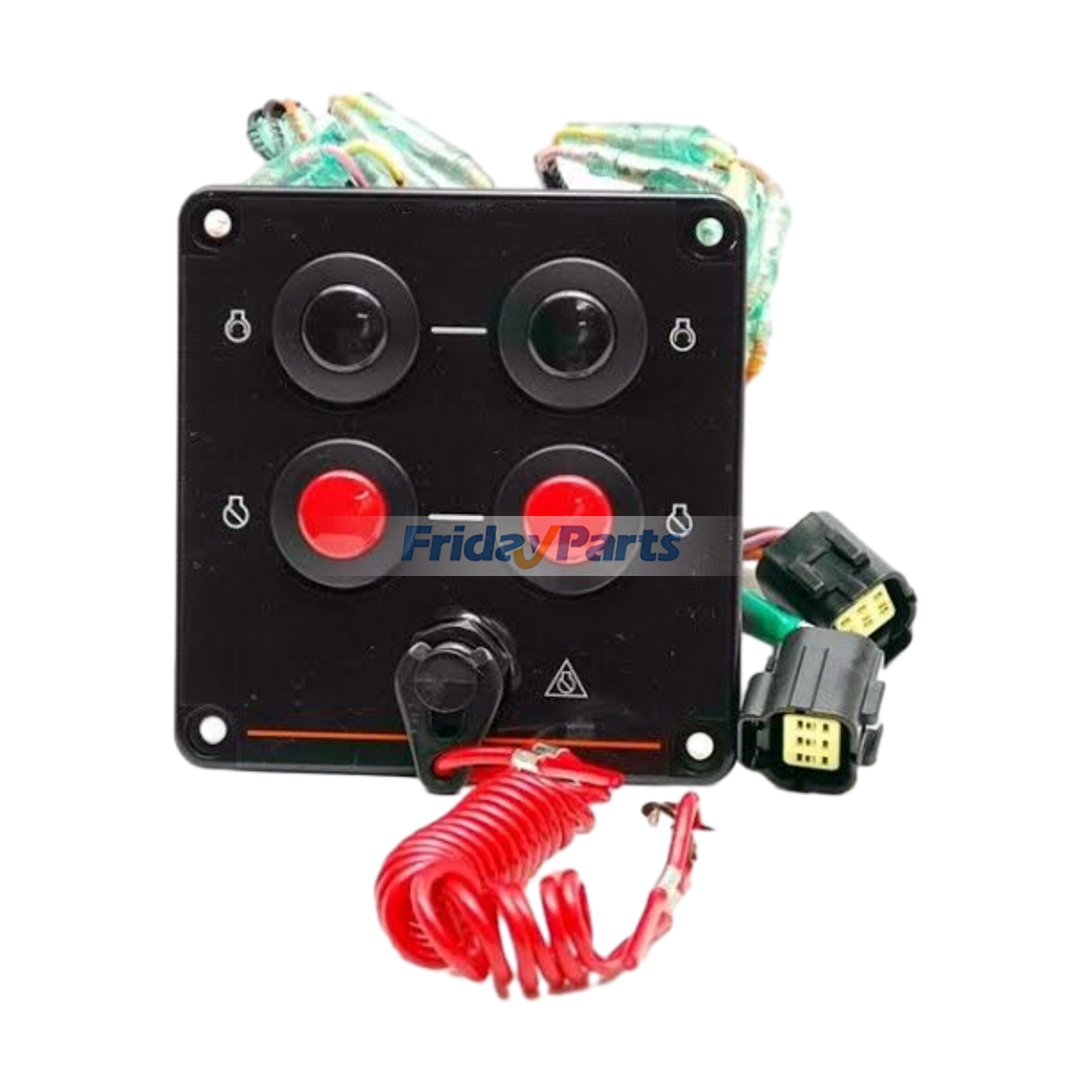 Pannello di controllo con chiave 6X6-82570-10-00 per motore fuoribordo Yamaha F300 F350 FL300 FL350