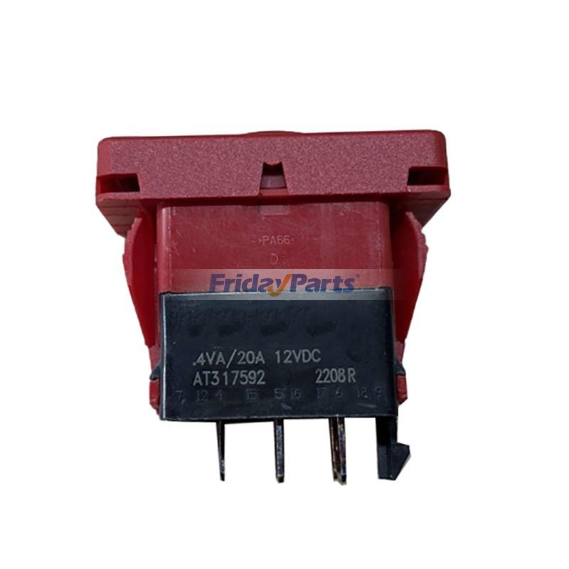 Kippschalter für Parkbremse AT317592 für John Deere Motor 4045 6068 Lader 435 210G 210LJ 310P 310LEP 315SJ 325J 410J 710J