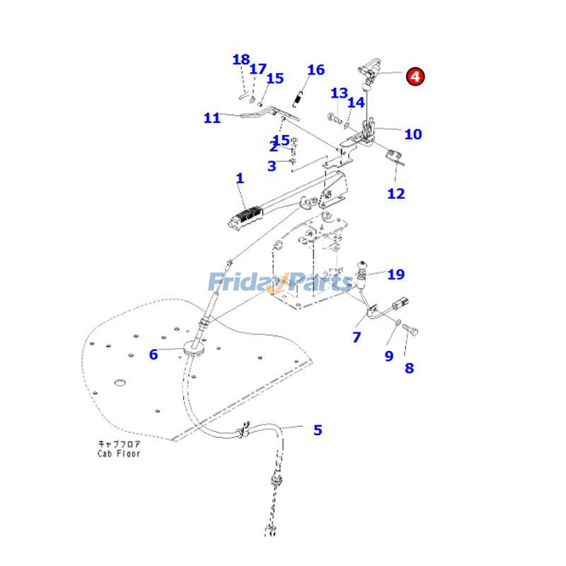 Interruptor de nivel de freno de estacionamiento 421-S33-3282 para cargadora Komatsu WA500-6 WA200-6 WA320-6 WA380-6 WA470-6 WA150-5 WA250-5 WA320-6N WA430-6E0 Para KOMATSU