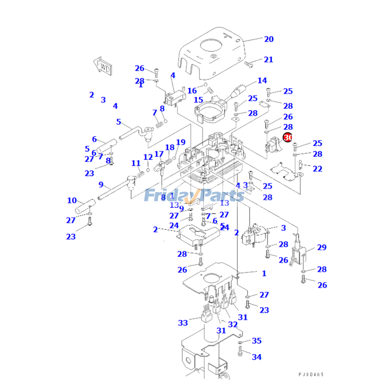 Parking Knob for Loader