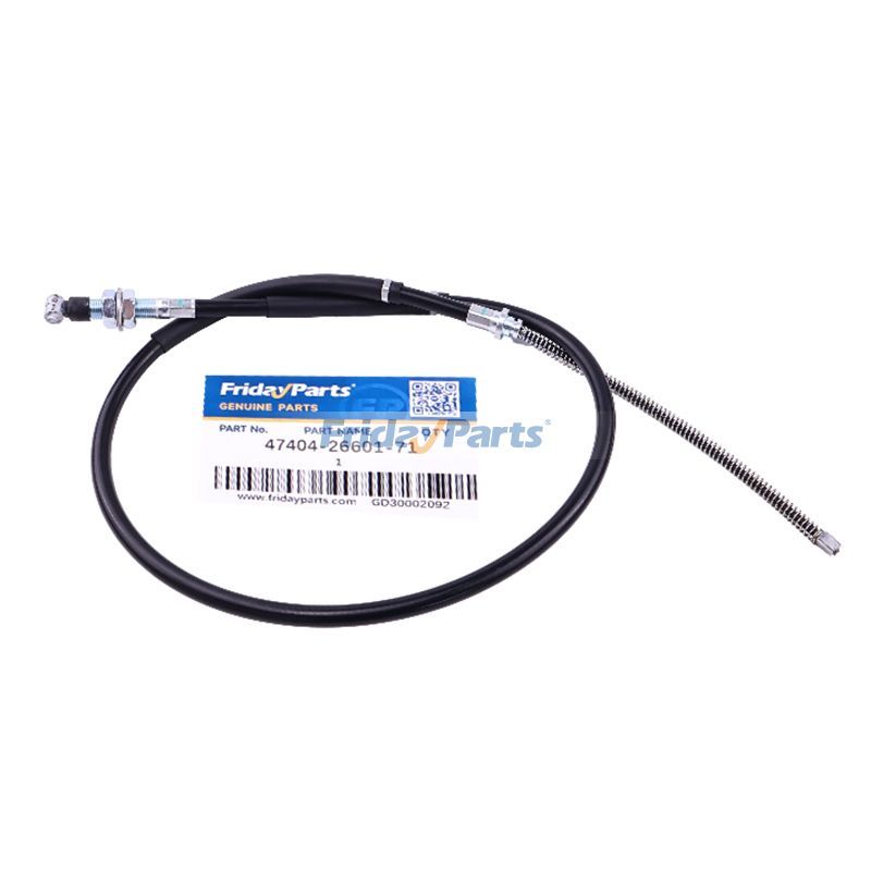 Parking Brake Cable Assembly 47404-26601-71 for Toyota Engine 1DZ 1ZS 4Y 3Z 2Z Forklift 02-8FDF20 02-8FDF25 02-8FGF20 02-8FGF25 32-8FGF20