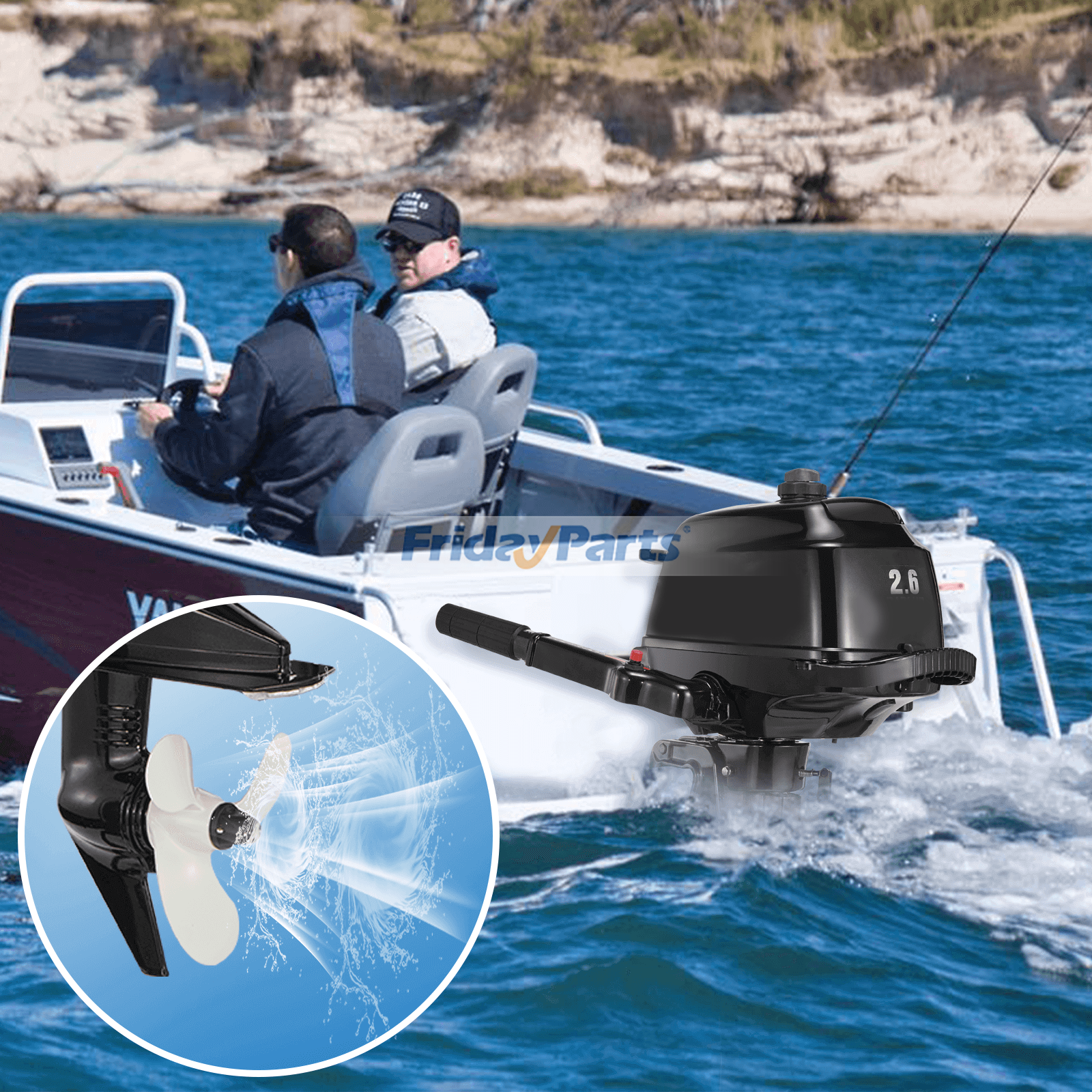 Parsun 4-Takt-Außenbordmotor, manuelle oder elektrische Start- und Pinn- oder Fernbedienungsoptionen