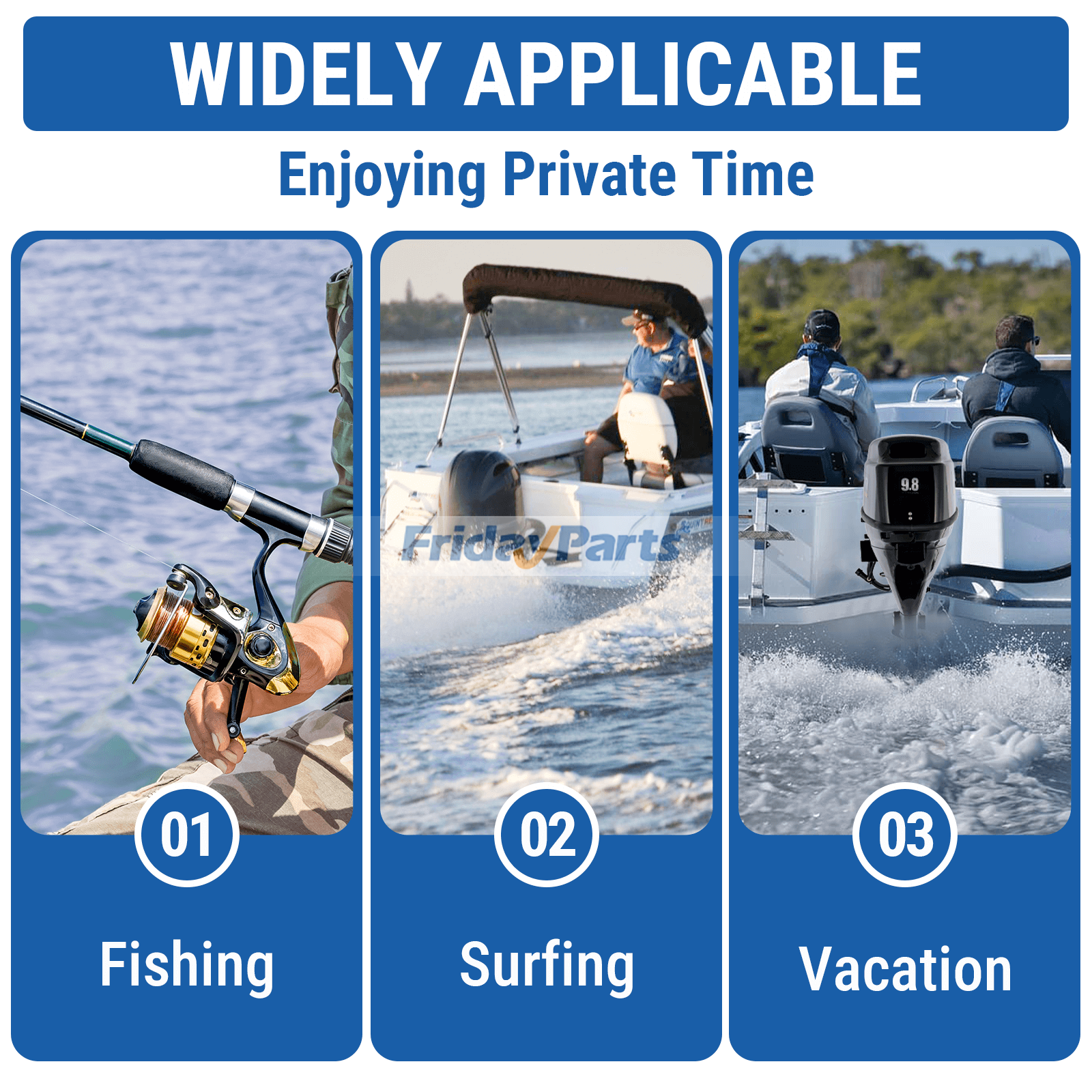 Parsun 4-Takt-Außenbordmotor, manuelle oder elektrische Start- und Pinn- oder Fernbedienungsoptionen