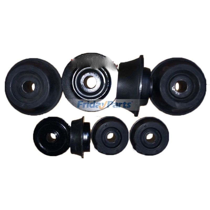 Pieds de coussin en caoutchouc pour support de moteur d'excavatrice Komatsu PC200-6