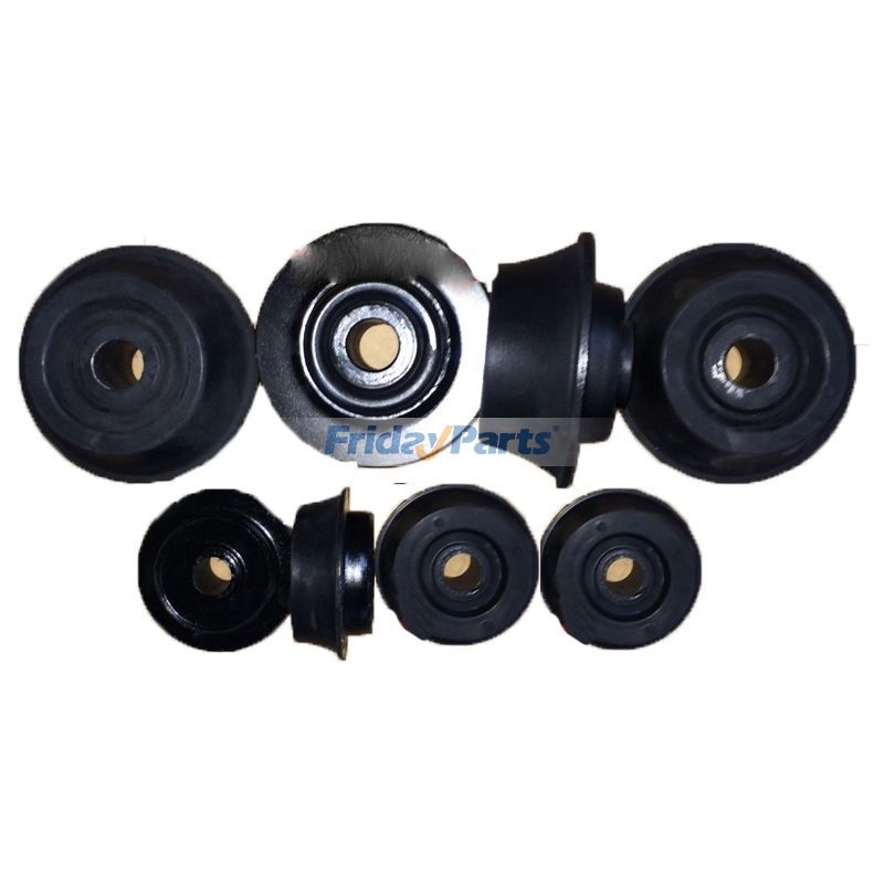 Coussinets de support moteur en caoutchouc pour excavatrice Komatsu PC200-5 et PC200-6