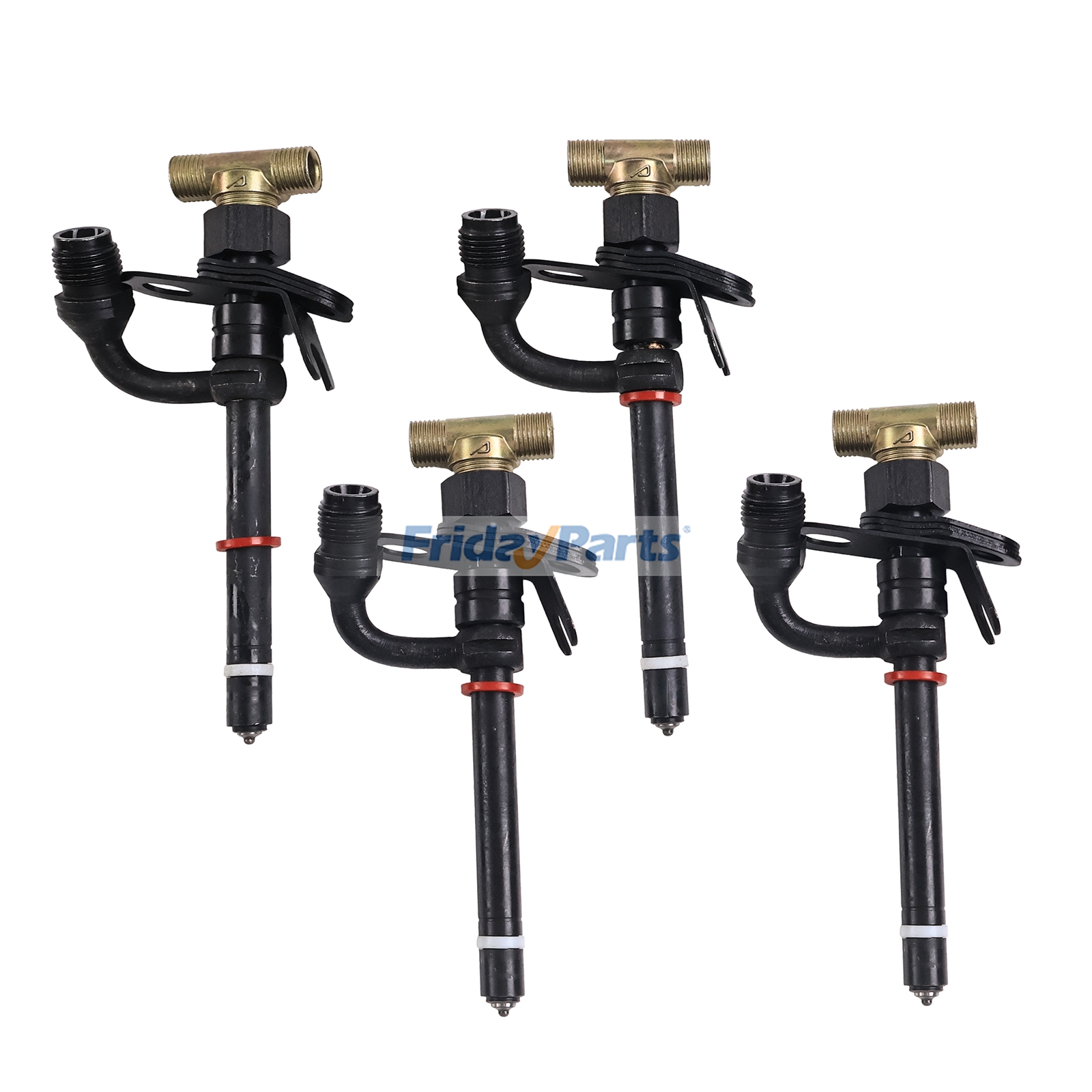 4 Pieces Pencil Fuel Injector SE500818 SE501097 for John Deere Engine 3029 4039 4045 6068 Excavator 490 495D 690D Tractor 4020 3020 4010 6400 7400 Loader 544G 310D