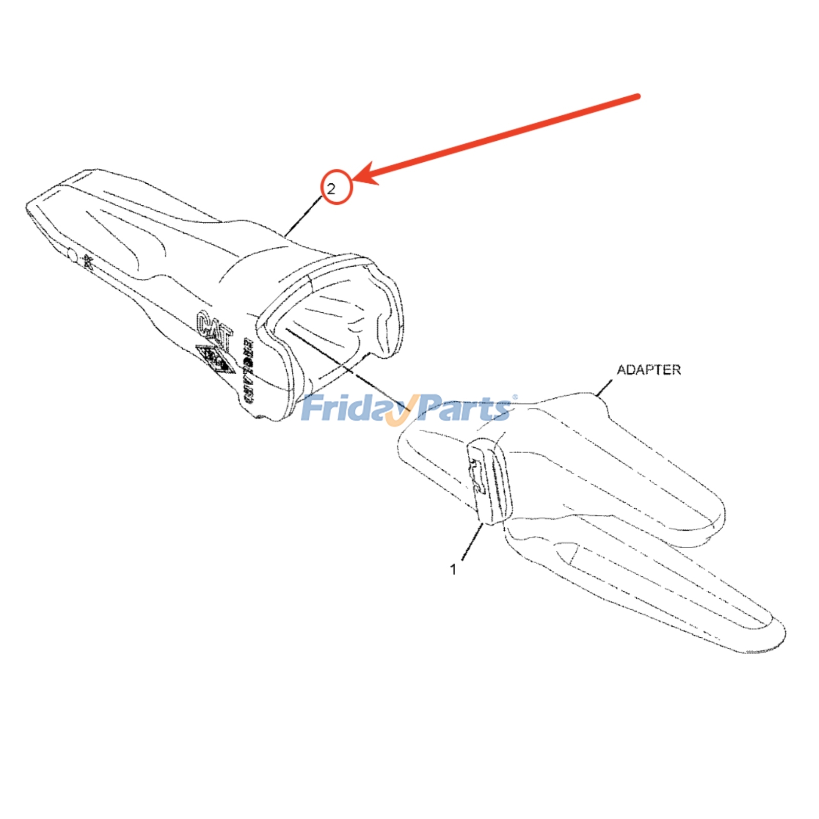 Penetration Plus Tip for Engine,Excavator
