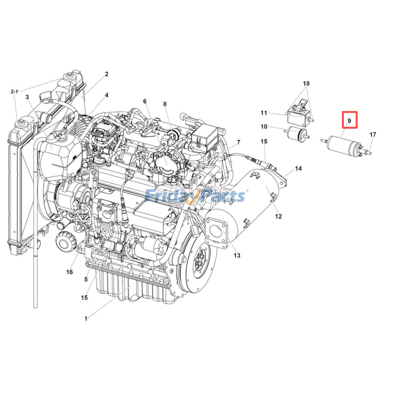 FridayParts Zapfsäule