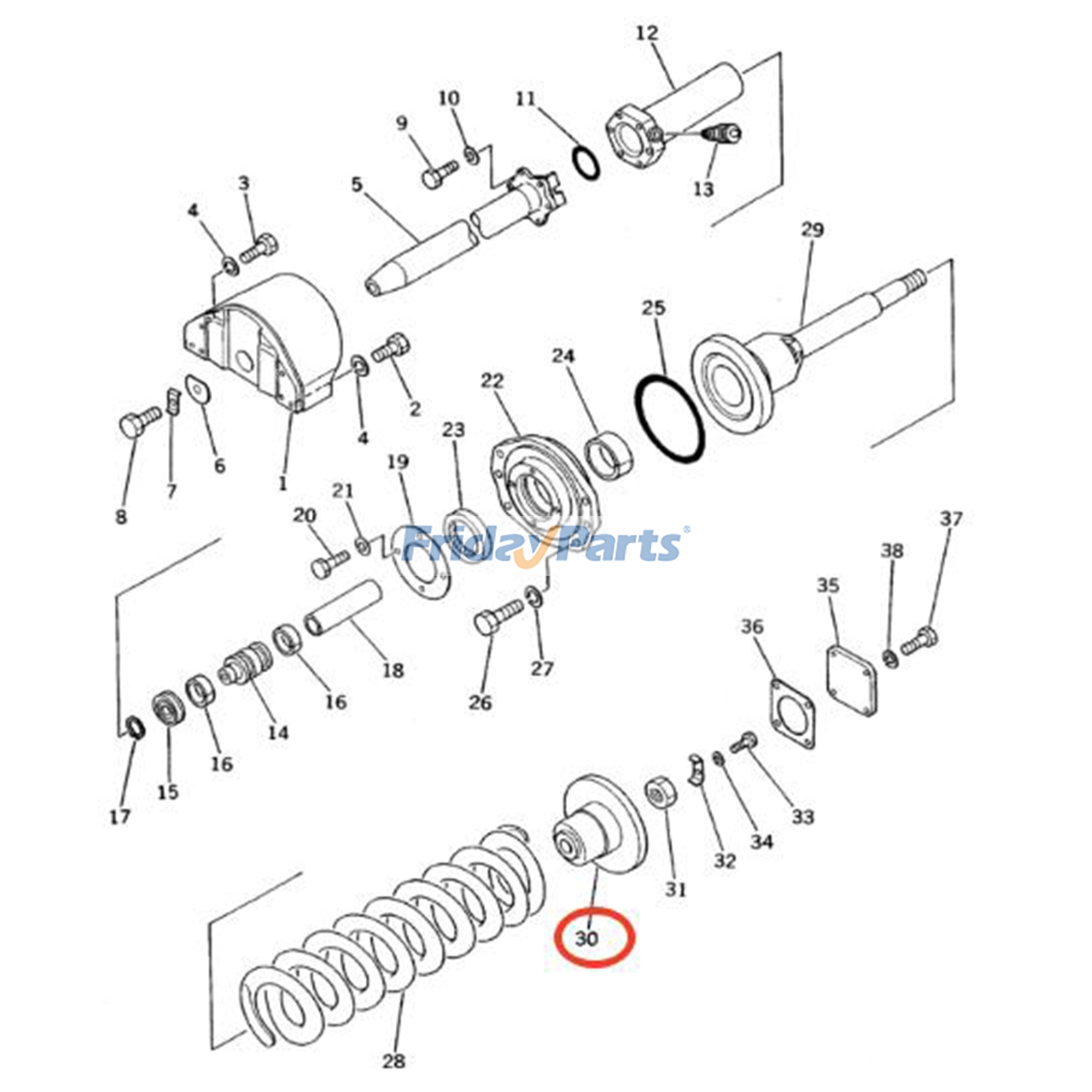 Pilot Valve for Dozer,Loader