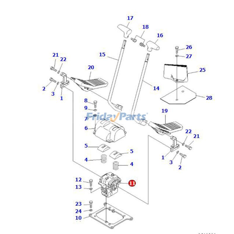 Compra Válvula piloto 702-16-01542 para Komatsu PC100-6 PC100L-6 PC120-6 PC128US-2 PC130-6 PC200-6 PC210-6D PC600-7 PC600-7K PC650-6 en Fridayparts