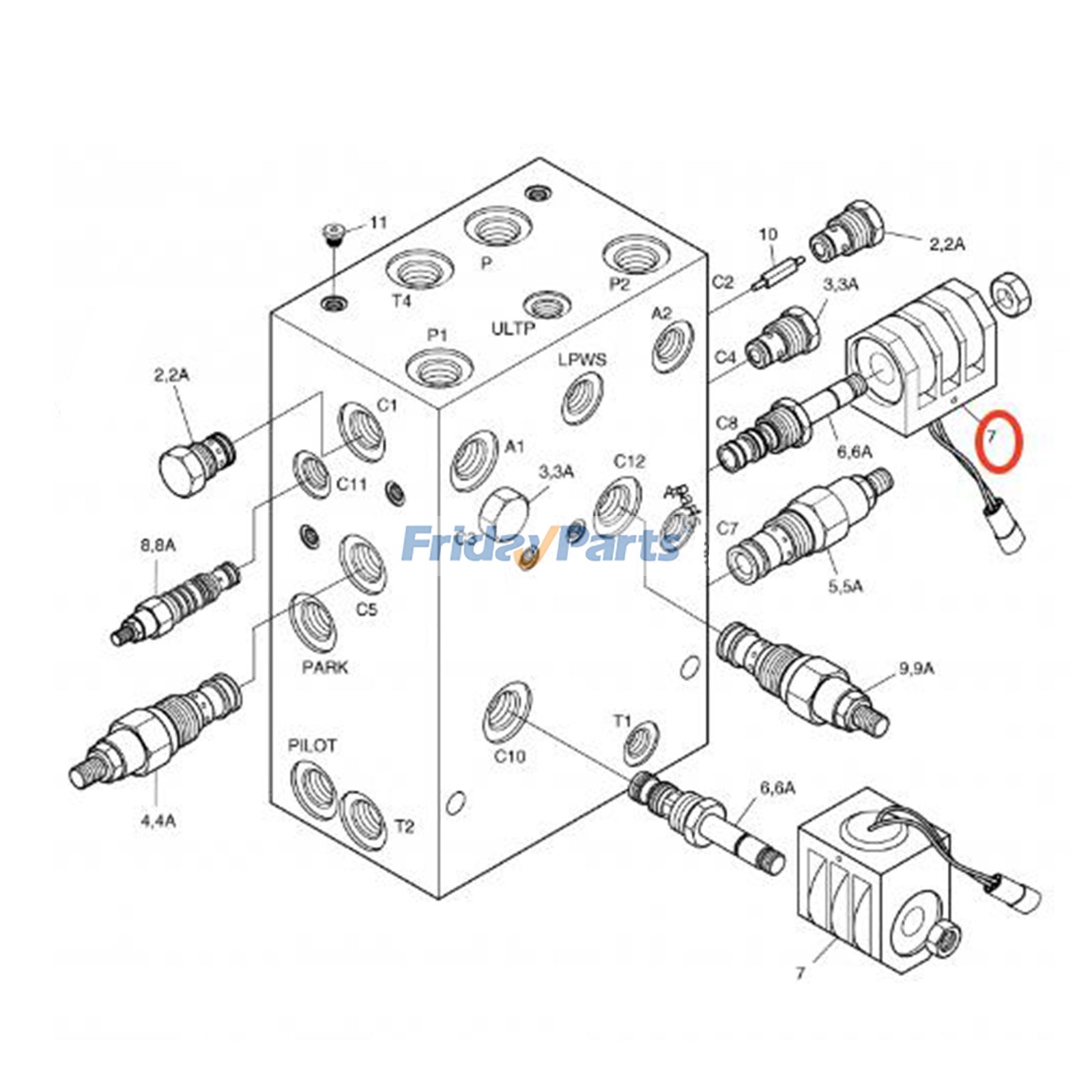 Solenoid Valve Coil for Loader