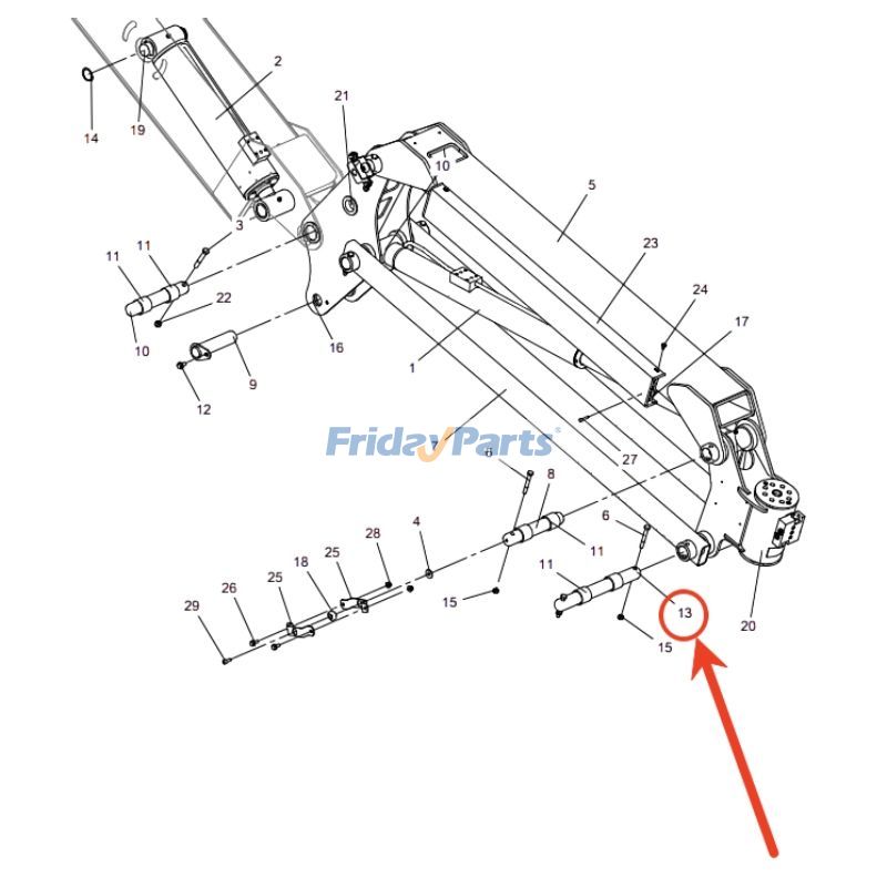 Pin for Aerial Work Platforms