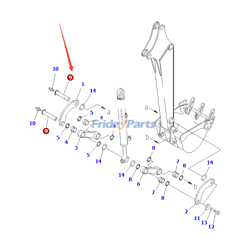 Pin for Excavator