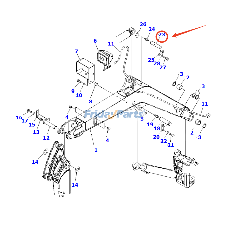 Pin for Excavator
