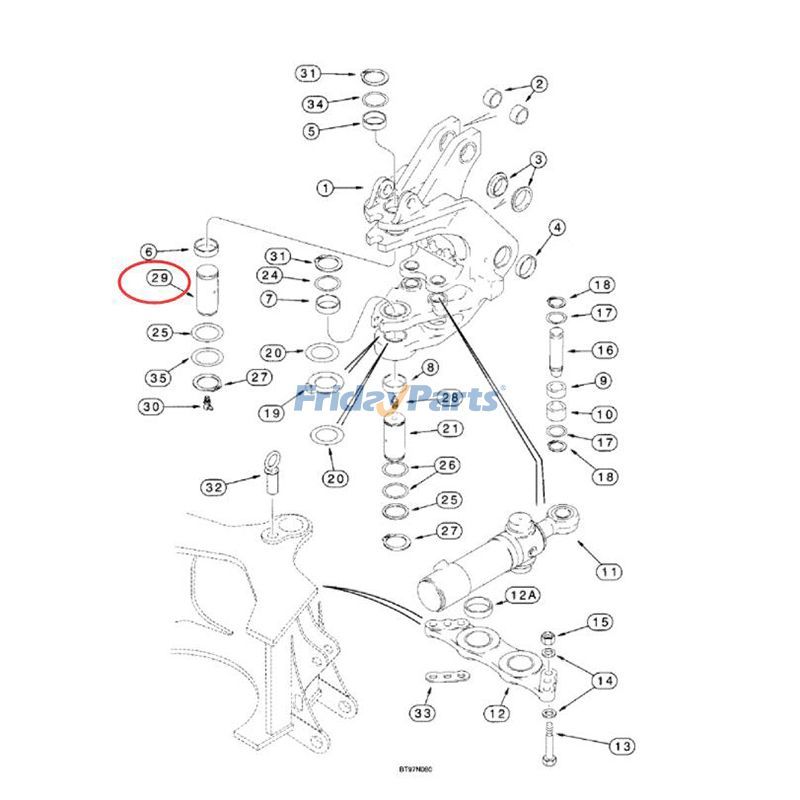 Épingle pour Chargeur Pour CASE