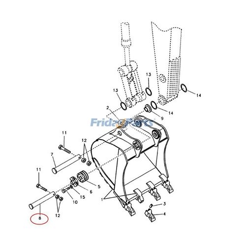 Pin VOE14509018 For Volvo Excavator EC330B EC330C EC340D EC350D EC350E pin-voe14509018-for-volvo-excavator-ec330b-ec330c-ec340d-ec350d-ec350e