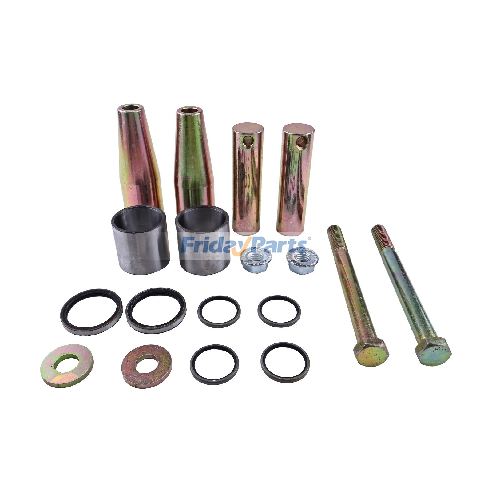 Kit de buje de pasador para cargadoras Bobcat Bobtach S220, S250, S300, S330, T250, T300, T320 y A300 de FridayParts