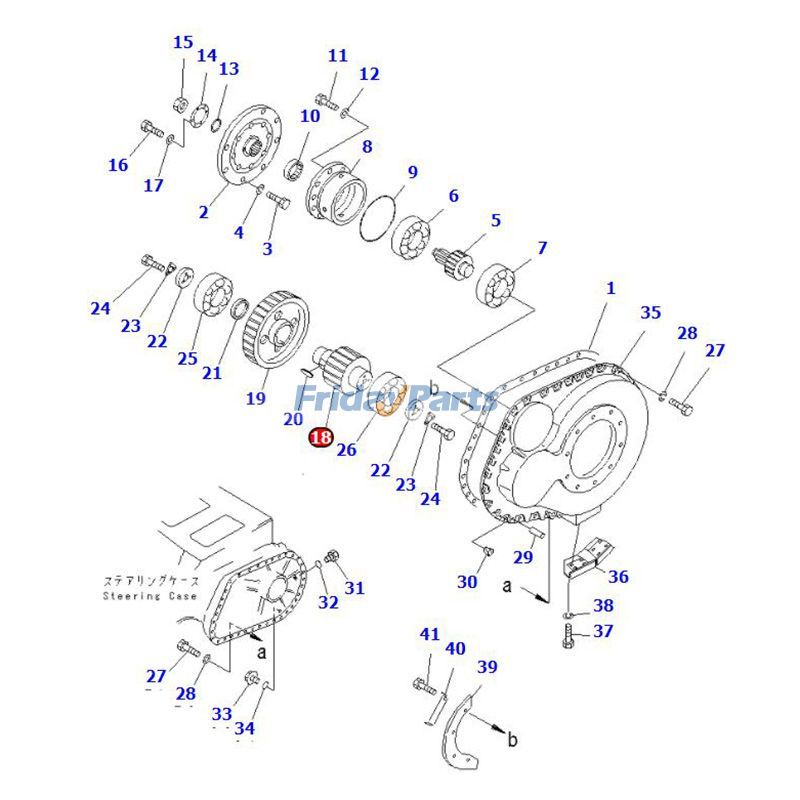 Pinion 175-27-31233 for Dozer