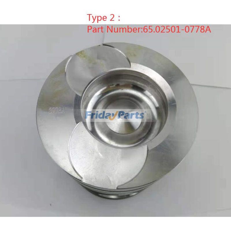 Kit de piston STD avec segment pour moteur Doosan Daewoo DE12 DE12TI DE12TIS Excavateur DH360-5 SOLAR 400LC 340LC 500LC-V 420LC-V 470LC-VpourPour DOOSAN