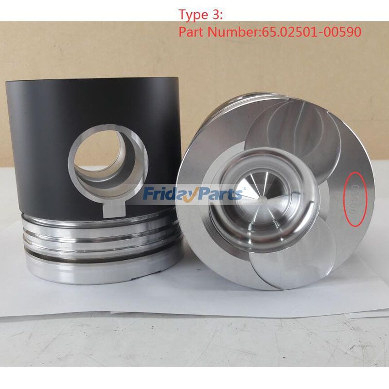 Kit piston STD avec segment Daewoo 340LC 500LC-V 420LC-V 470LC-V Pour DOOSAN