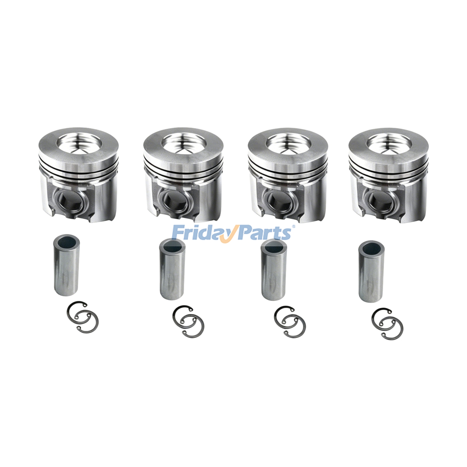 Piston Kit 129402-22080 for Yanmar Engine 4TN82E 4TN82L 4TN82E 4TN82TE 4TN82TL 3TN75E 3TN75L 3TN82E 3TN82L 3TN82TE 3TN84L