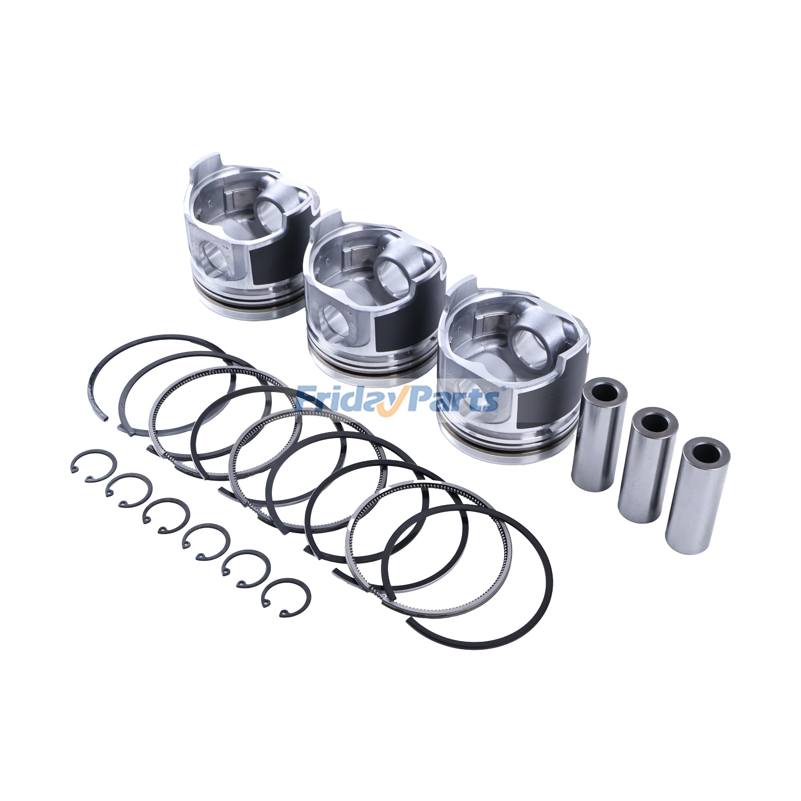 Piston Kit compatible with Engine,Excavator,Mower,Tractor,Heavy-Duty UTV