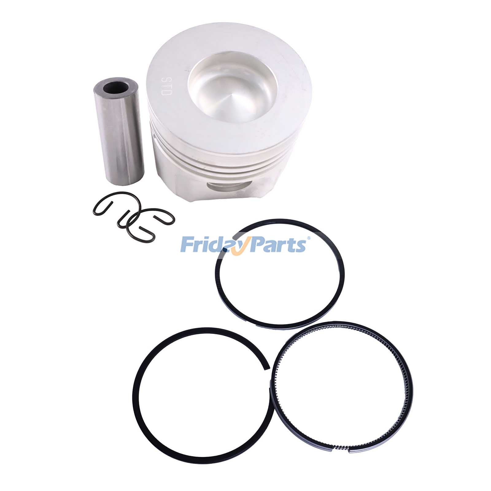 Kolbensatz 16109-21120 15521-21050 für Kubota-Motor D1402-DI F2302-DI S2802-DI V1902-DI Traktor M4950 M4950DT M4950DT-S M4950-S