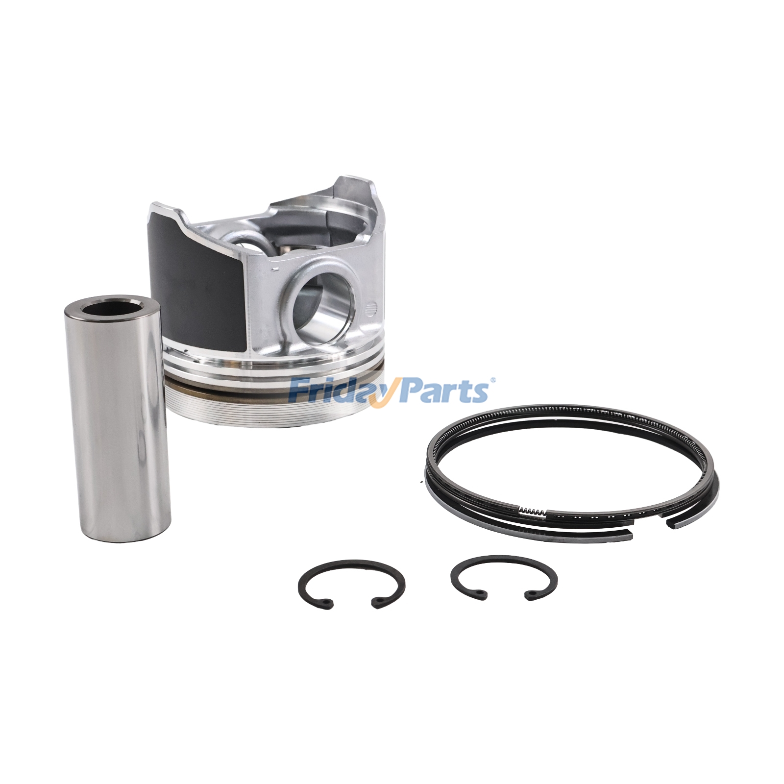 Piston Kit compatible with Engine,Excavator,Loader,Tractor