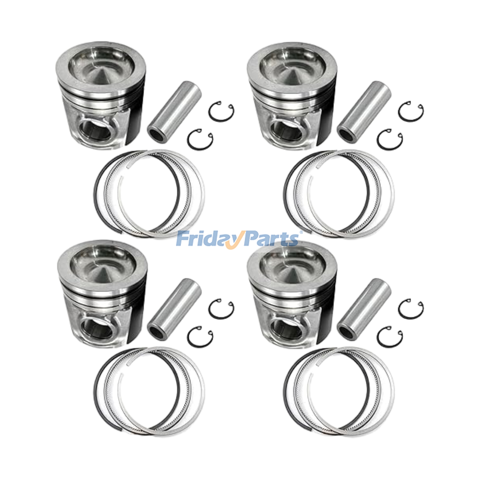 Piston Kit for Compactor,Engine,Excavator,Generator,Loader,Telehandler