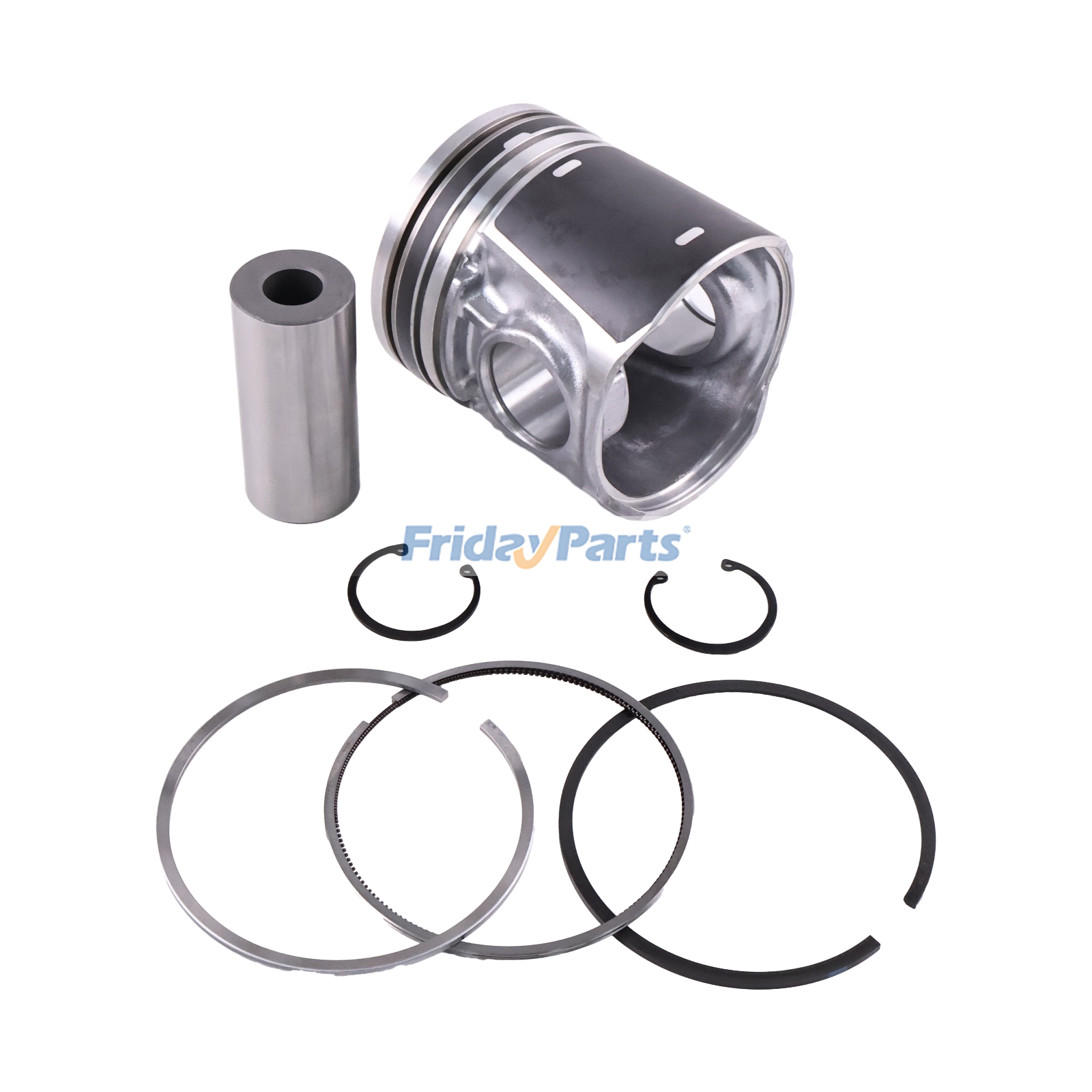 Piston Kit compatible with Dozer,Engine,Excavator,Loader