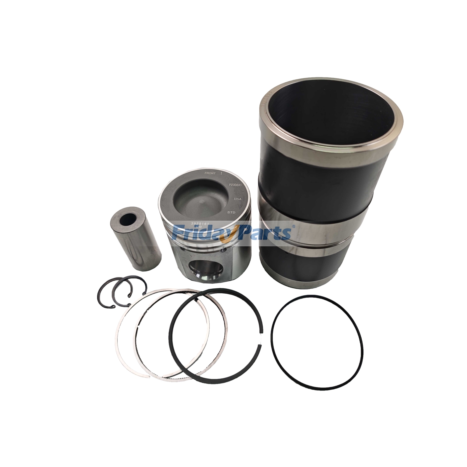 Piston Kit 3929161 for Cummins Engine 6C8.3 ISBE4 ISC QSC8.3 CASE Tractor 7220 7230 9310 9330 MX180 MX200 MX220 MX270 Harvester 2166 2188 2366 2388