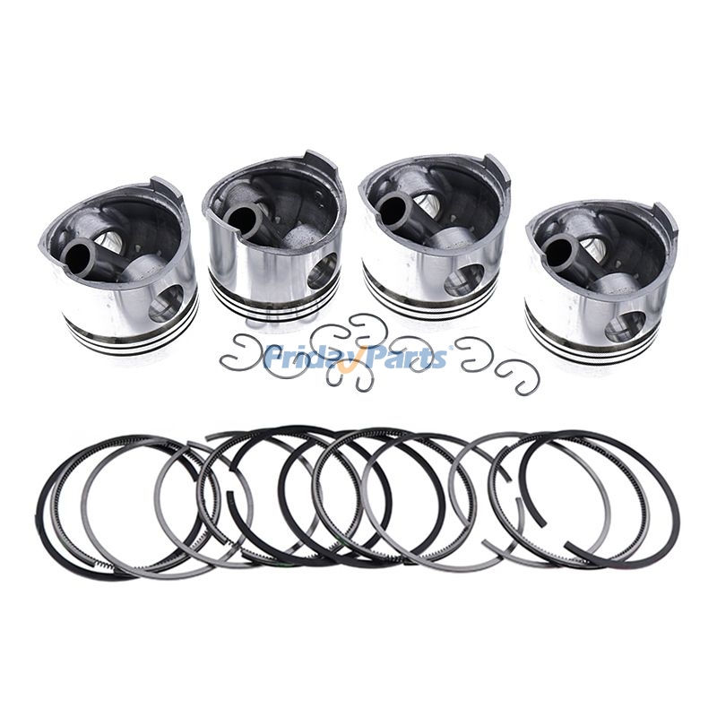 Piston Kit 447-5252 415-5519 for Caterpillar CAT Engine C4.4 C3.4 C3.4B Tractor D3K2 D4K2XL D5K2XL Compactor  CS44B CS54B CS64B