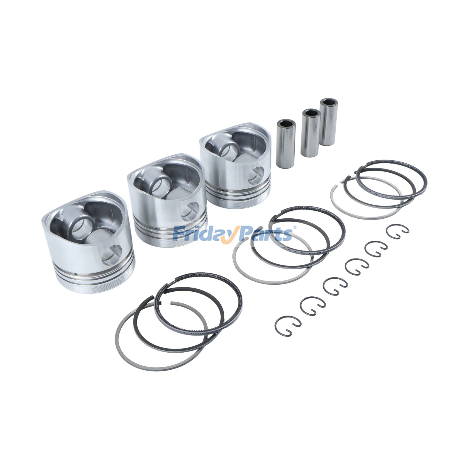 Piston Kit 6212-111-094-20 for Iseki Engine E3112 Massey Ferguson Tractor GC1725M GC1723E GC1720 GC1715 GC1710 GC1705